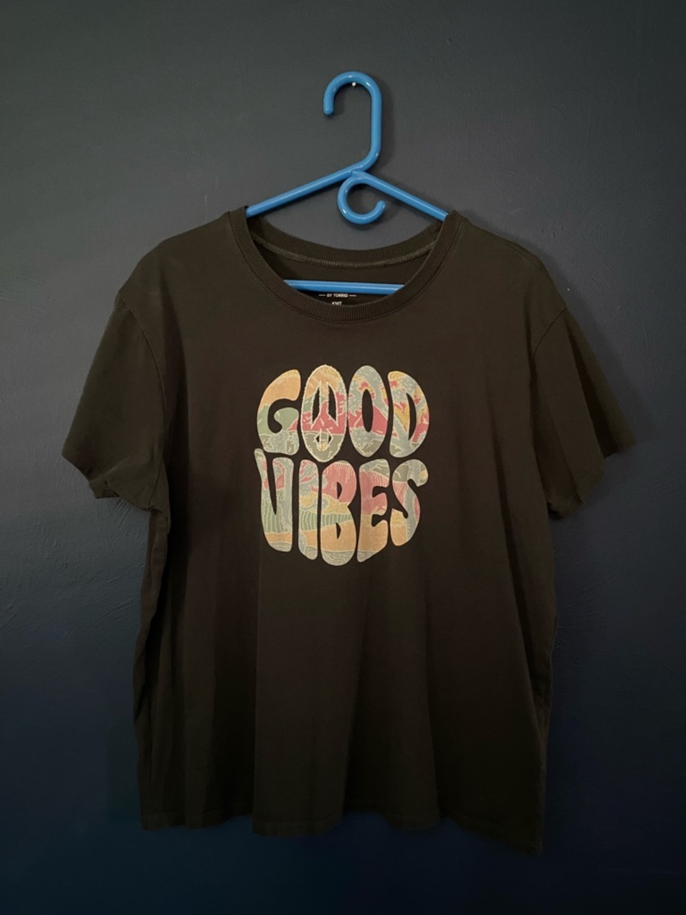 Torrid Good Vibes Heritage T-Shirt Size 0